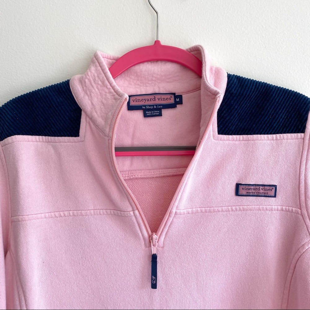 Vineyard Vines Shep & Ian Pink Pullover - Medium - Picture 2 of 4